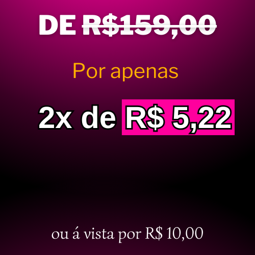 Modelo preço ATUALIZADO R$10,00